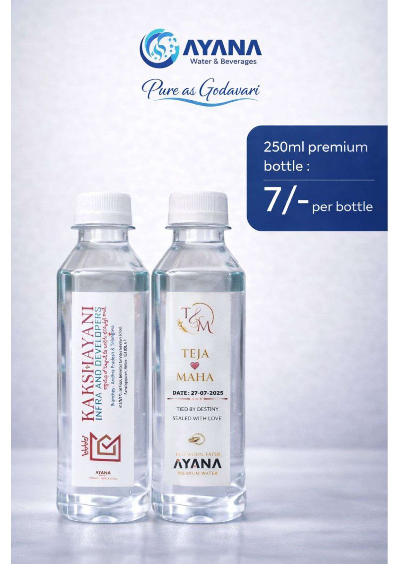 250ml premium bottles